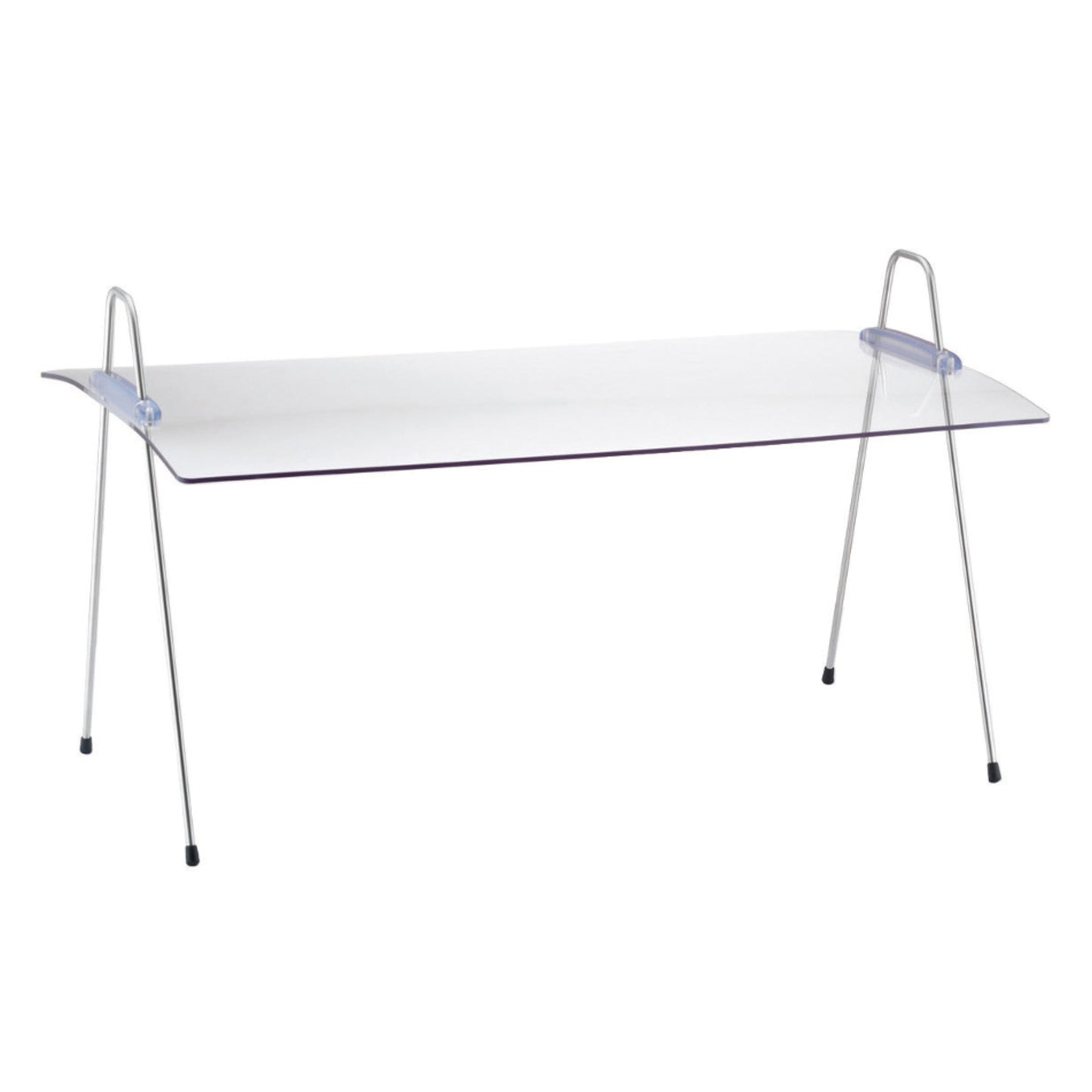 Acrylic Rectangular Sneeze Guard, Portable and Adjustable