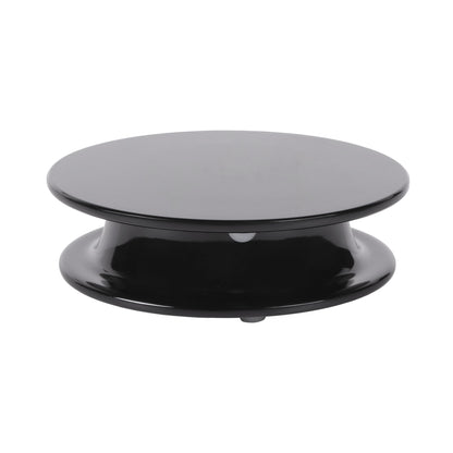 Melamine Round Flat Plate (Fits M5P Pedestal) - Black