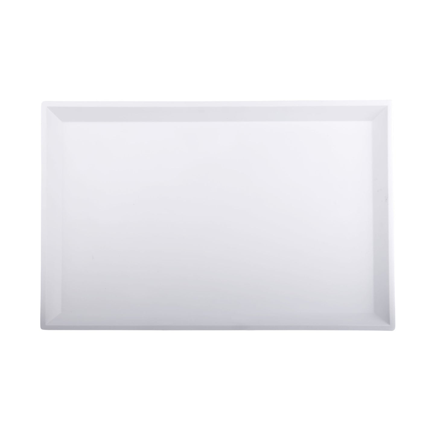 Melamine Rectangular Tray - White