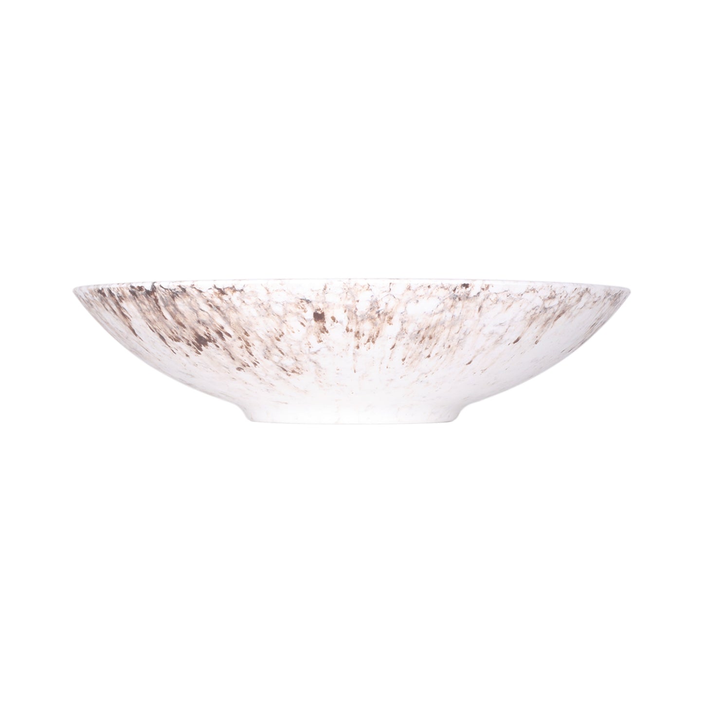 Melamine Round Bowl - Brown Marble