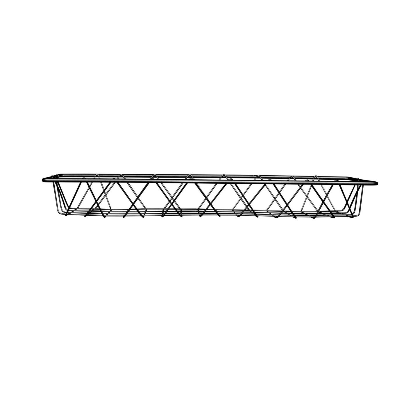 Metal Rectangular Wire Basket - Gunmetal Grey