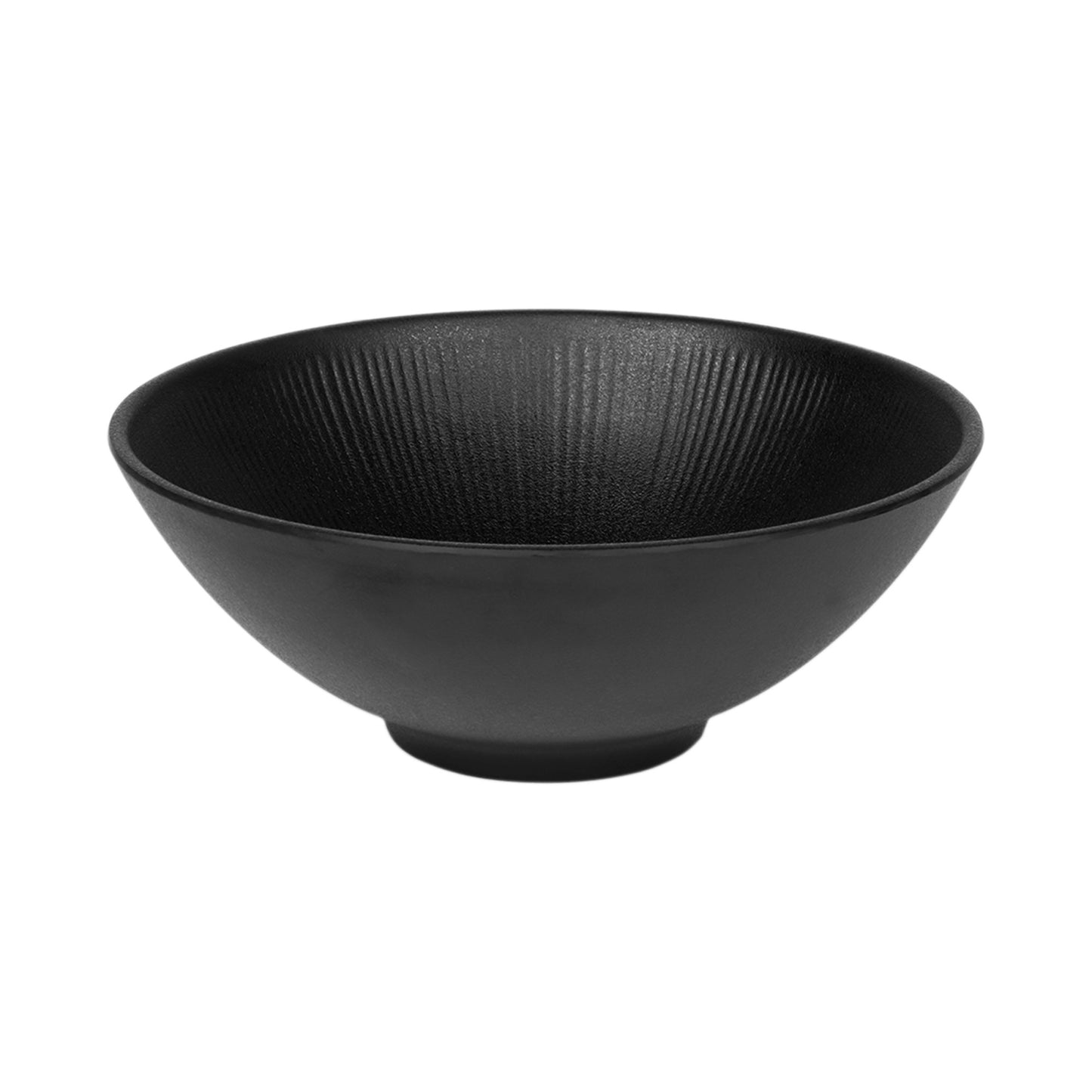 Melamine Round Bowl - Black