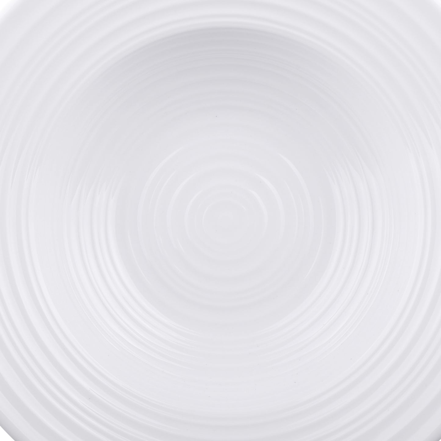 Melamine Swirl Pasta/Soup Bowl - White