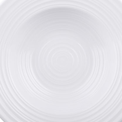 Melamine Swirl Pasta/Soup Bowl - White