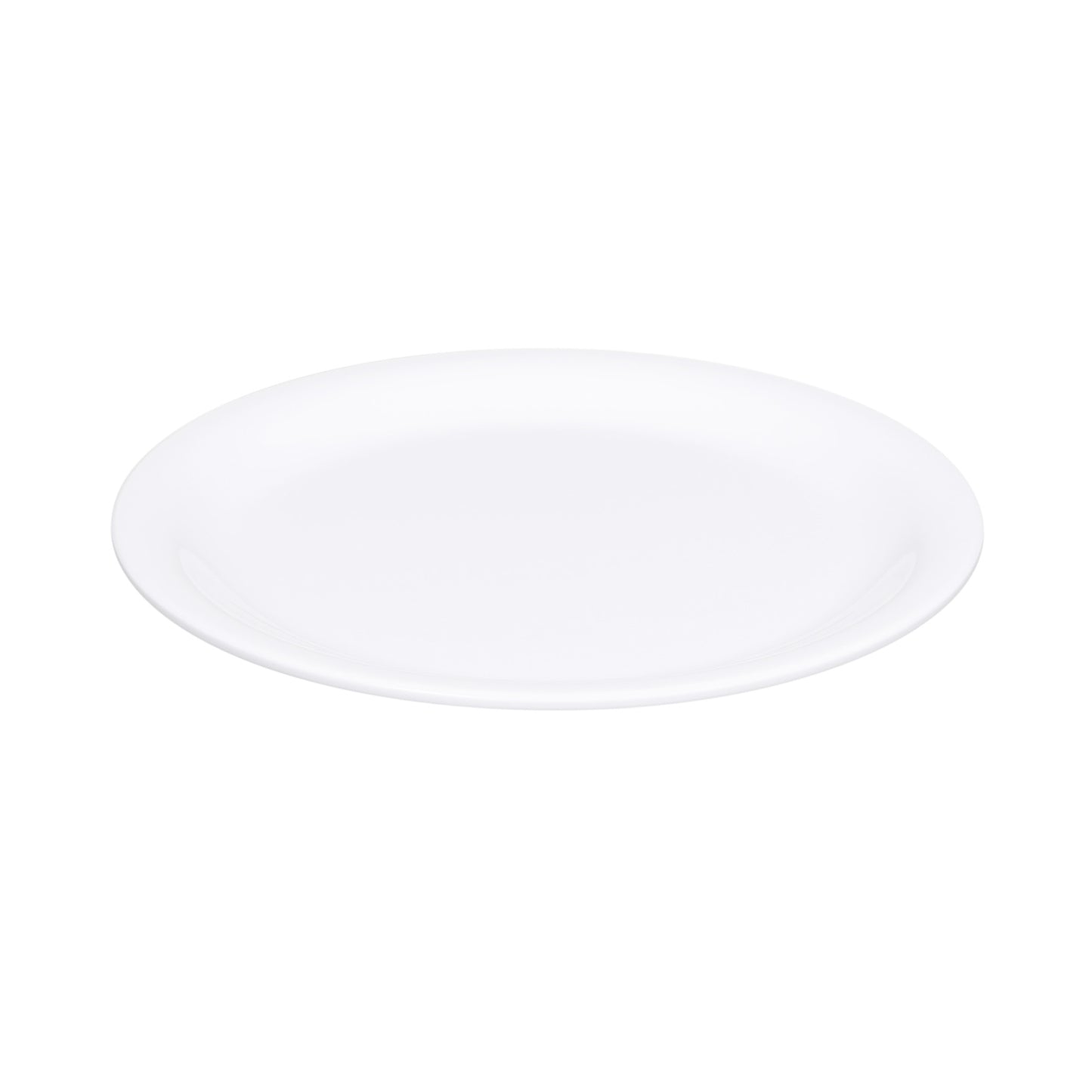 Melamine Round Plate - White