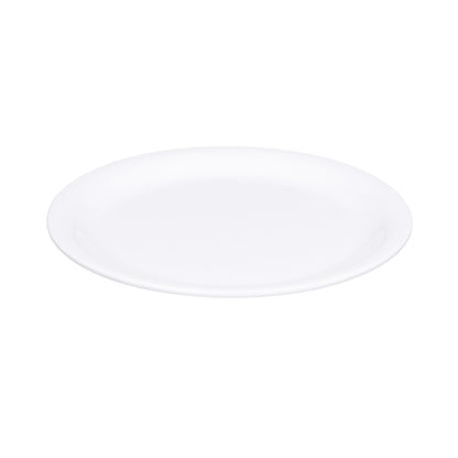 Melamine Round Plate - White