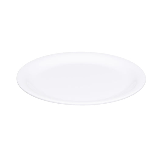Melamine Round Plate - White