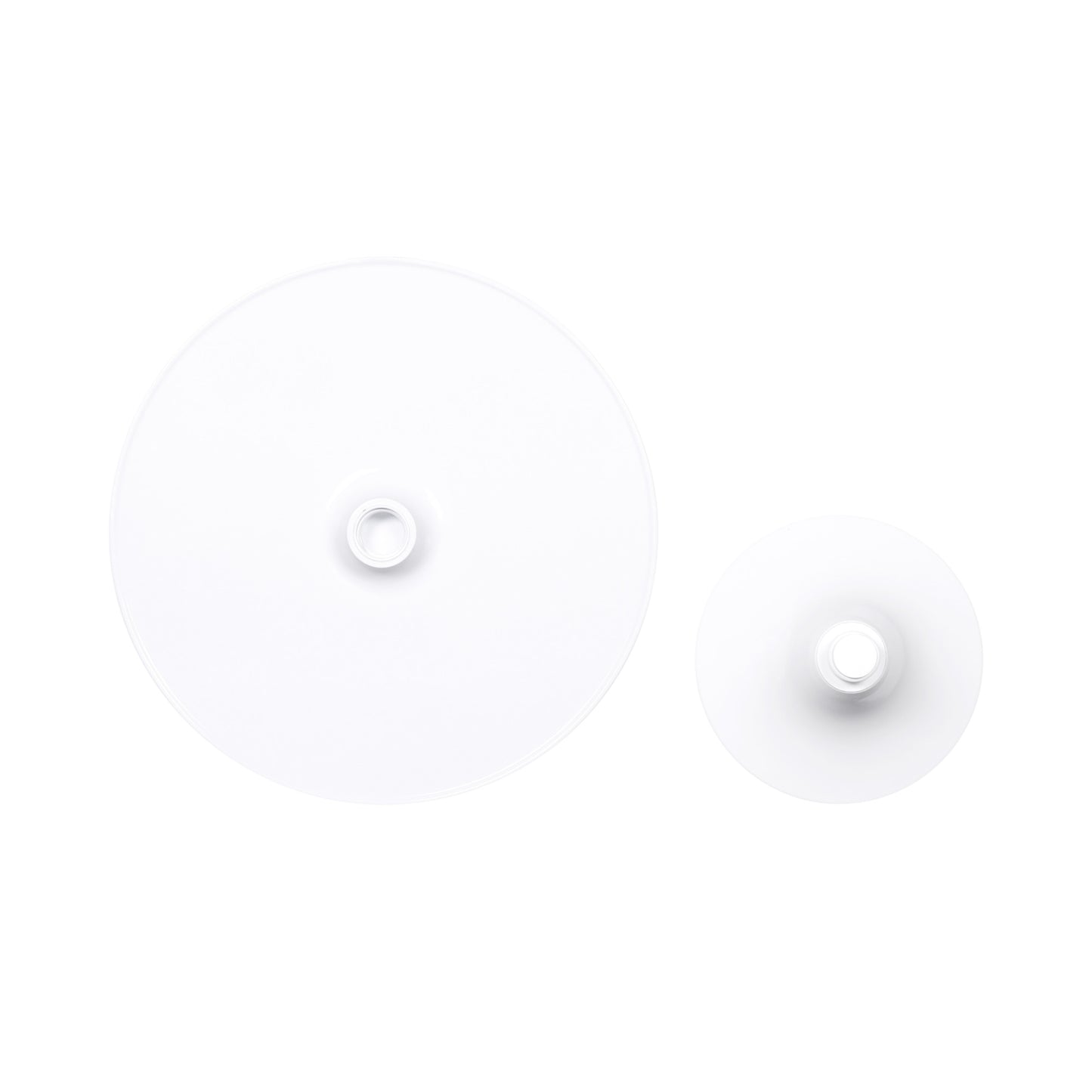 Melamine Round Plate Stand - Carrara Marble