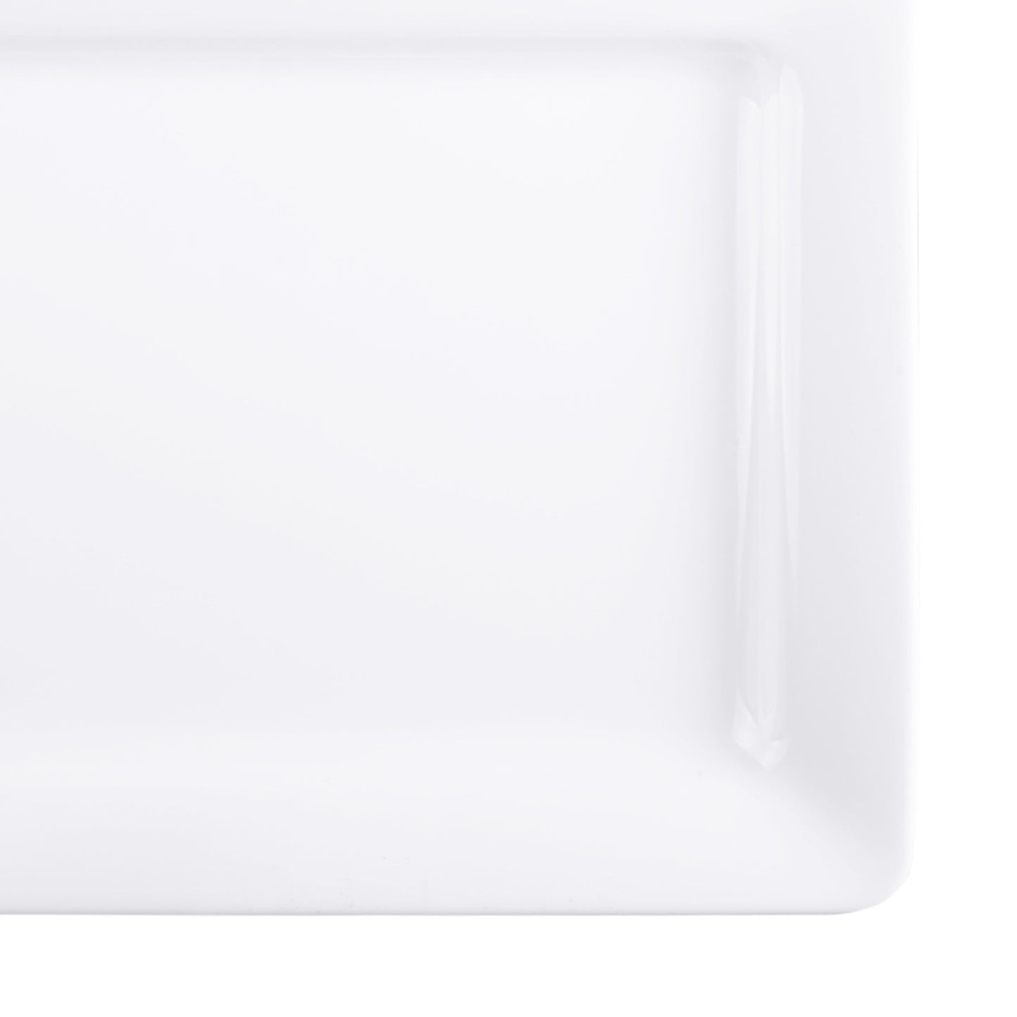Melamine Rectangular Serving Platter - White