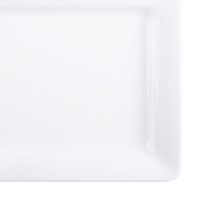 Melamine Rectangular Serving Platter - White