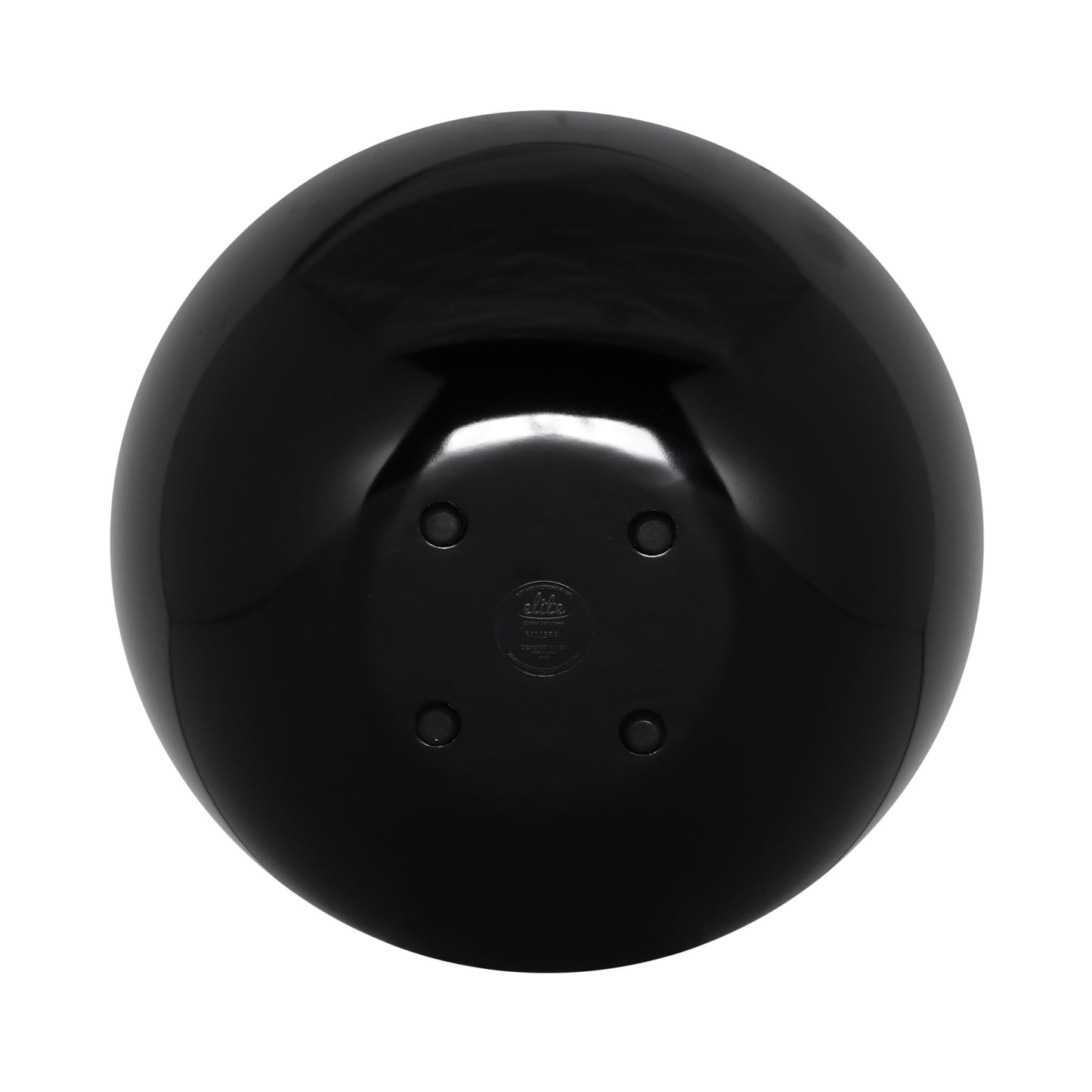Melamine Round Bowl - Black