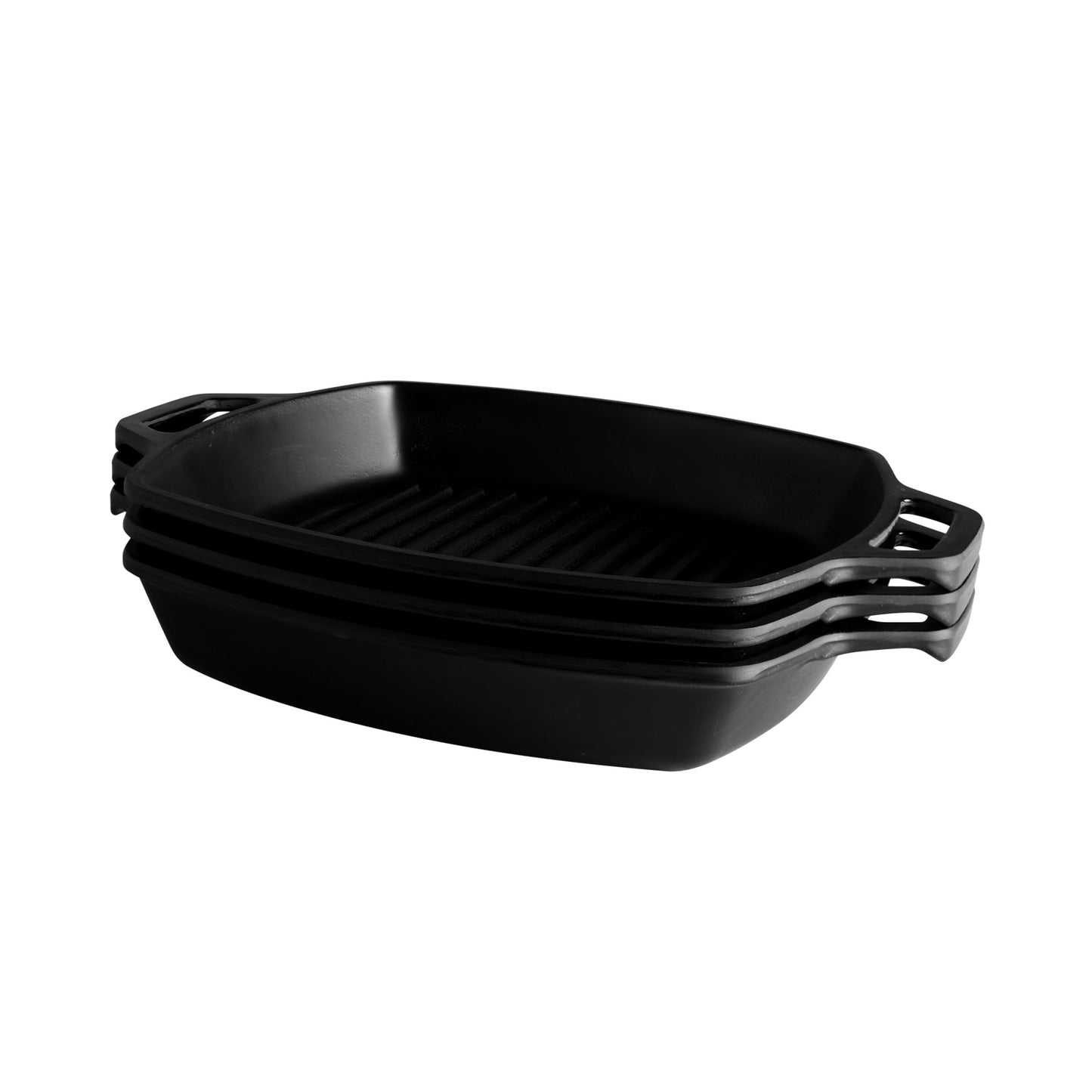 Melamine Faux Cast Iron Skillet - Black