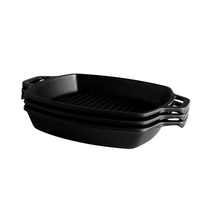 Melamine Faux Cast Iron Skillet - Black