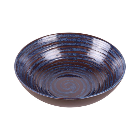 Melamine Round Bowl - Stardust Blue