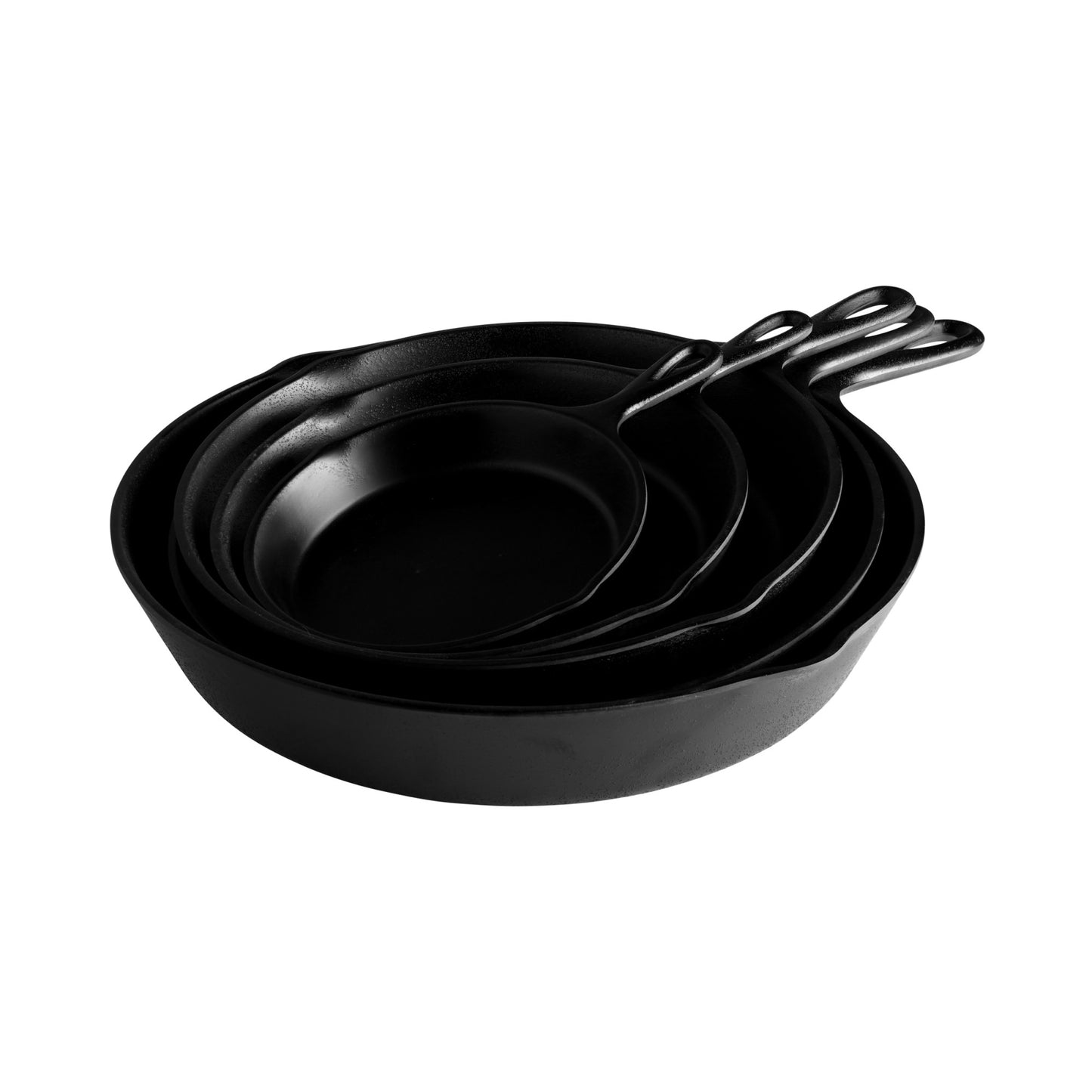 Melamine Faux Cast Iron Fry Pan - Black