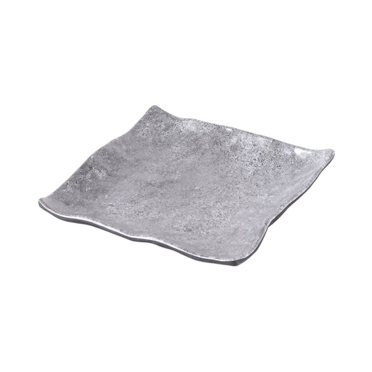 Melamine Square Plate - Coal