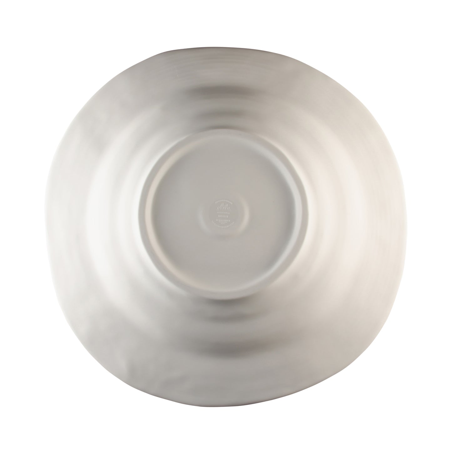 Melamine Irregular Round Serving Bowl - Off White Design