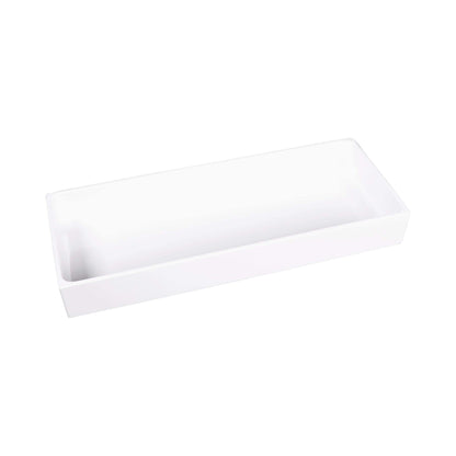 Melamine Rectangular Bin - White