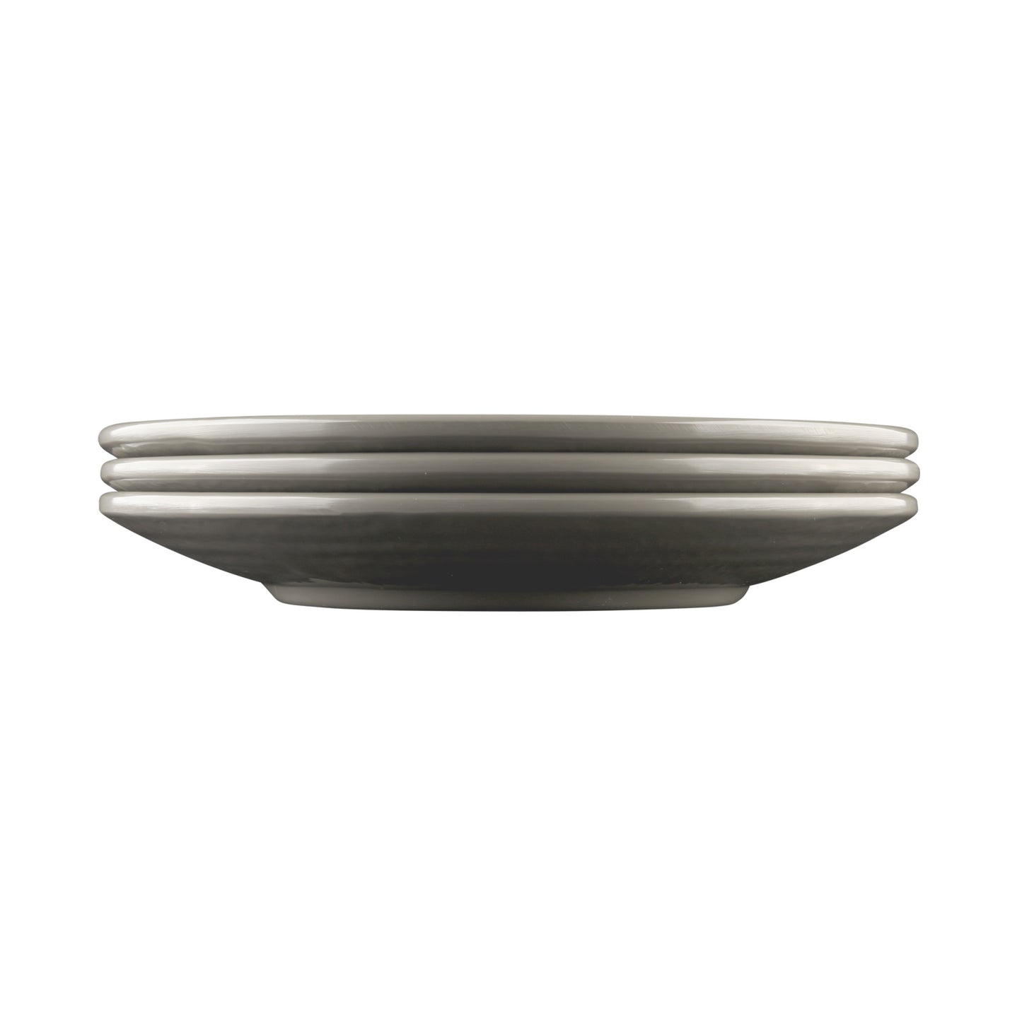 Melamine Round Pebble Plate - Mushroom
