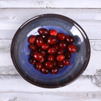 Melamine Round Bowl - Cobalt Design