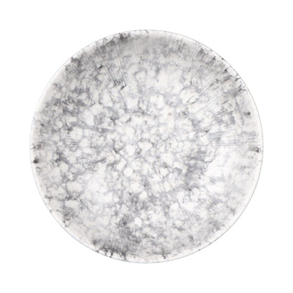 Melamine Round Bowl - Black Marble