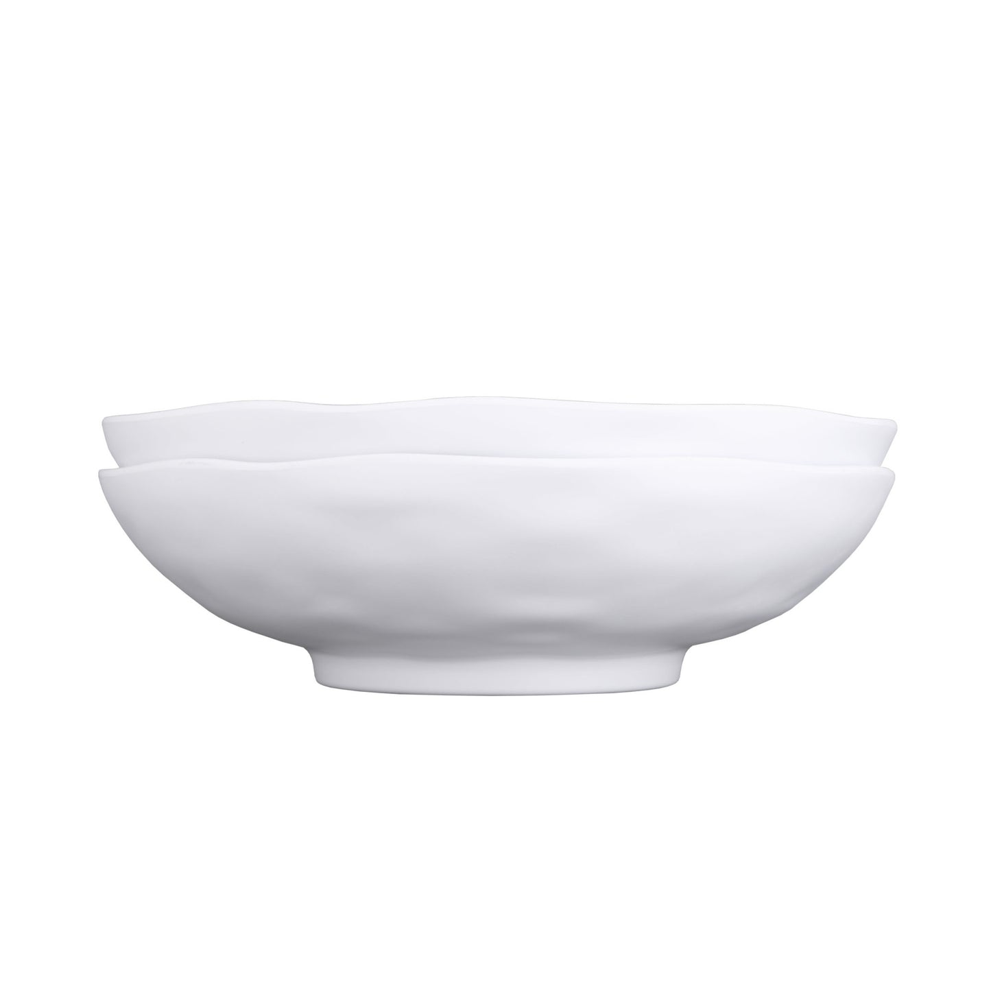 Melamine Round Bowl - White