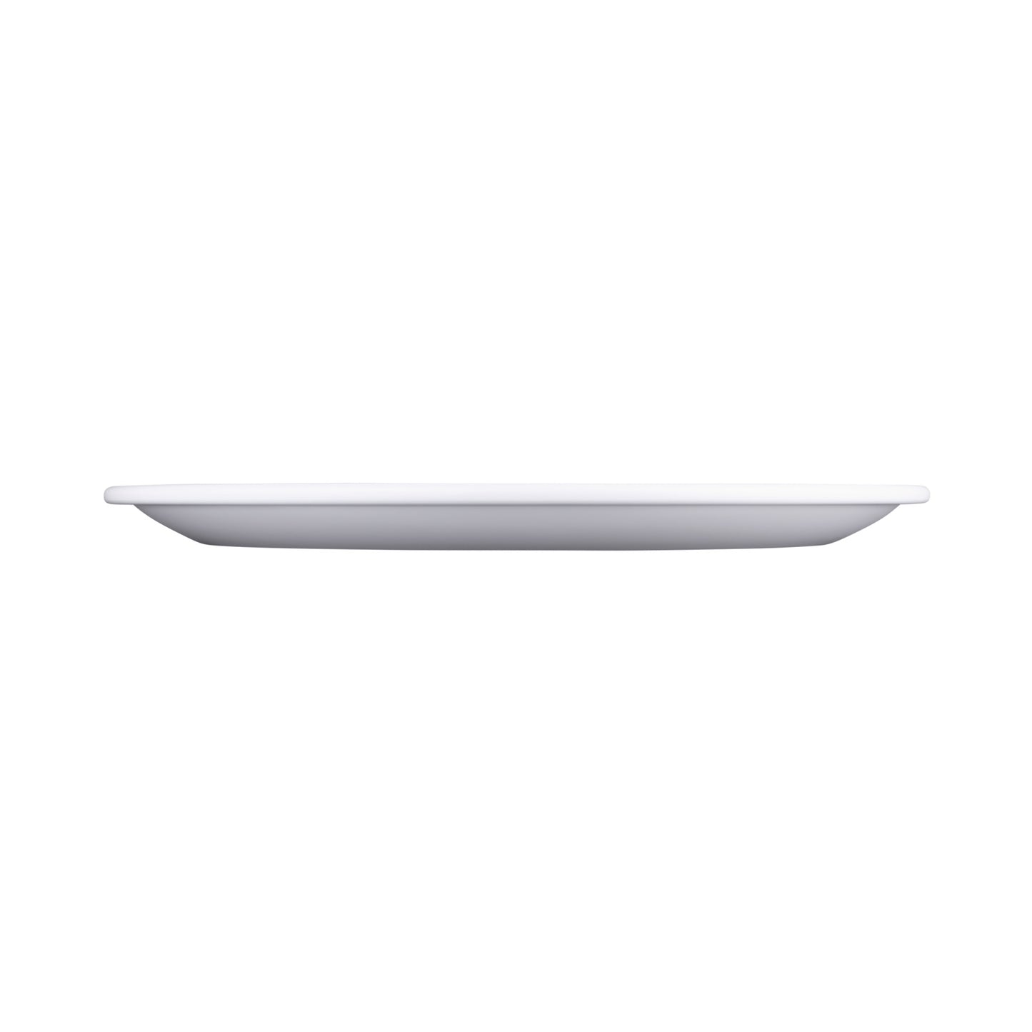 Melamine Round Coupe Platter - White