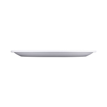 Melamine Round Coupe Platter - White
