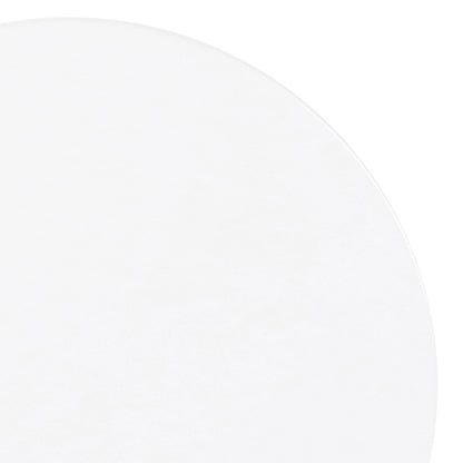 Melamine Round Flat Plate (Fits M5P Pedestal) - White