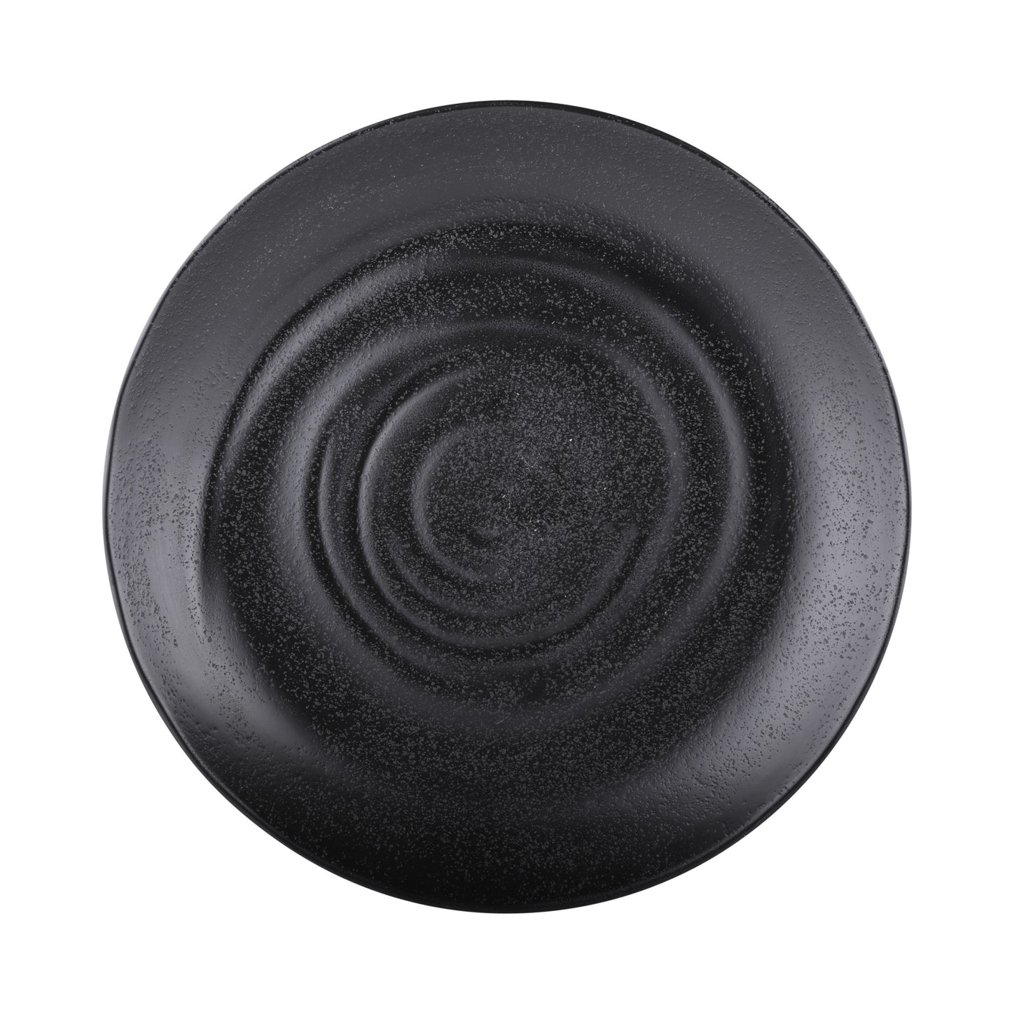 Melamine Round Plate - Black