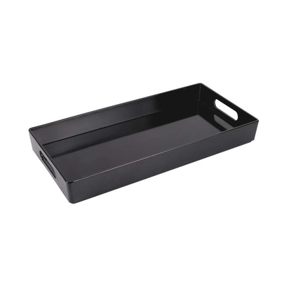 Melamine Rectangular Tray - Black