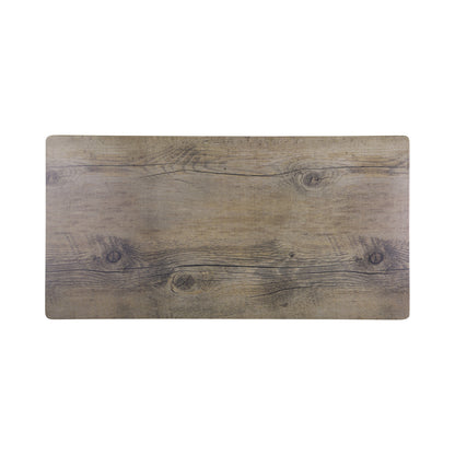 Melamine Rectangular Faux Wood - Driftwood
