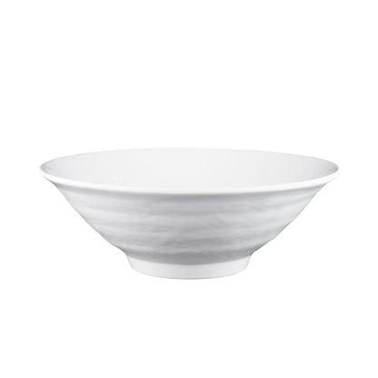 Melamine Bowl - White Matte Finish Outside/White Gloss Finish Inside