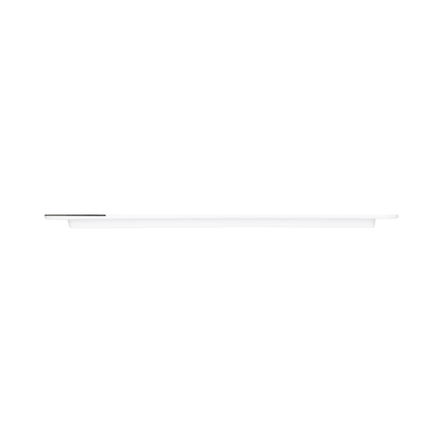 Melamine Square Serving Board - Hickory Wood, Carrara Marble
