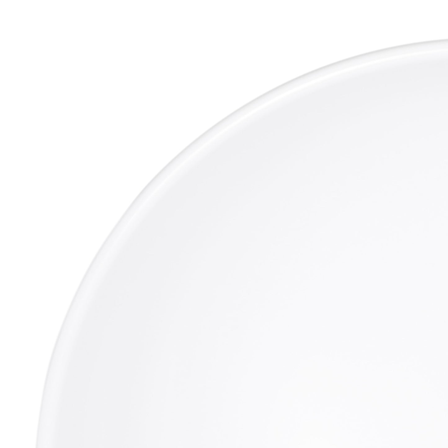 Melamine Round Bowl - White