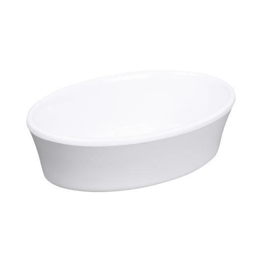 Melamine Oval Baker - White