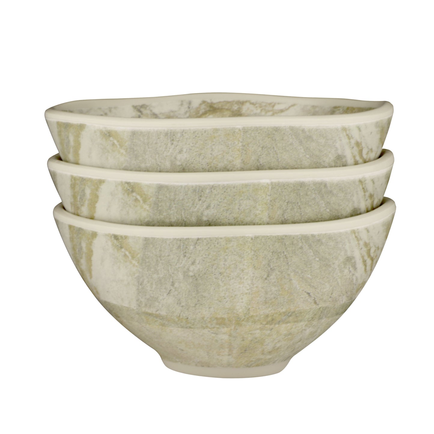 Melamine Round Bowl - Sandstone