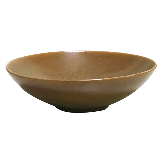 12.8 oz. Caramel Reactive Glaze Porcelain Bowl, 6 1/4" Dia., Corona Cosmos Venus (Stocked) (12 Pack)