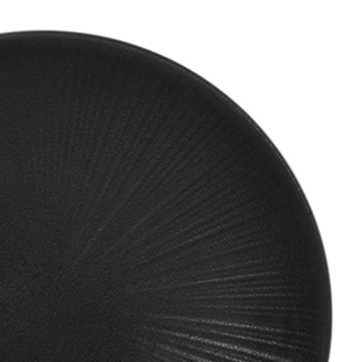 Melamine Round Plate - Black