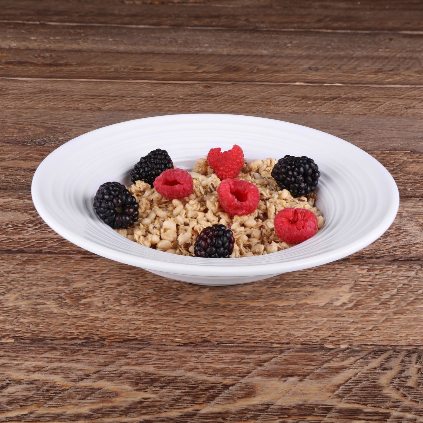 Melamine Swirl Pasta/Soup Bowl - White