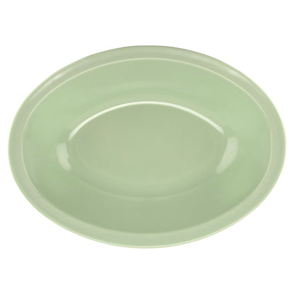 32 oz. (36 oz. Rim-Full), 10" x 7.25" Oval Rimmed Bowl, 2.25" Deep (12 Pack)