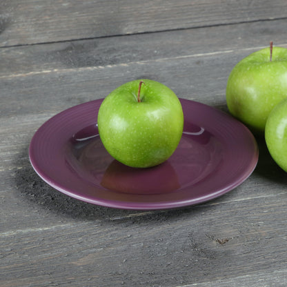 Melamine Round Plate - Purple Glaze