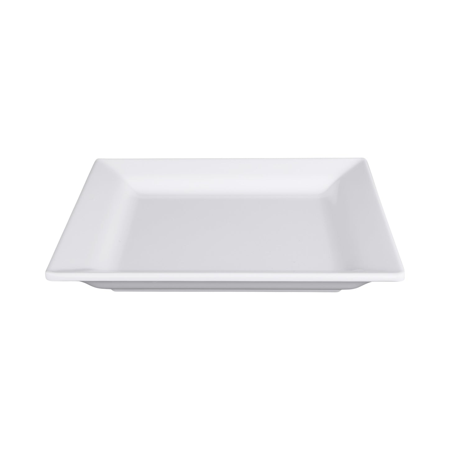Melamine Square Plate - White