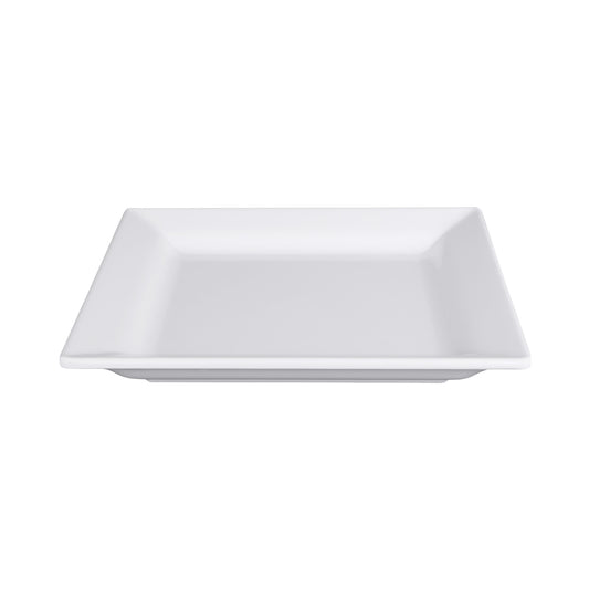 Melamine Square Plate - White