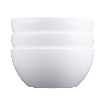 Melamine Round Bowl - White
