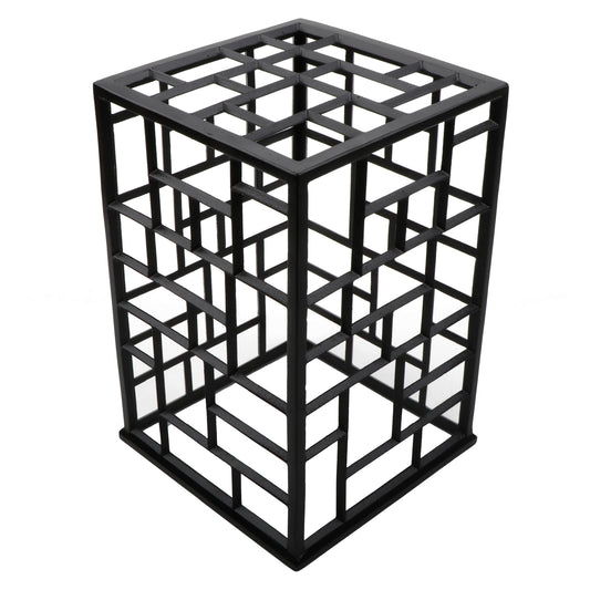 10" L x 14.5" H Black, Powder-Coated Aluminum, Mondrian Riser, Bugambilia, Mondrian Risers