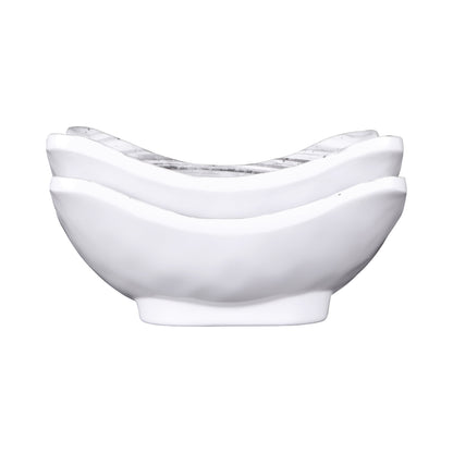 Melamine Square Bowl - Black Design