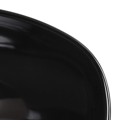 Melamine Oval Bowl - Black