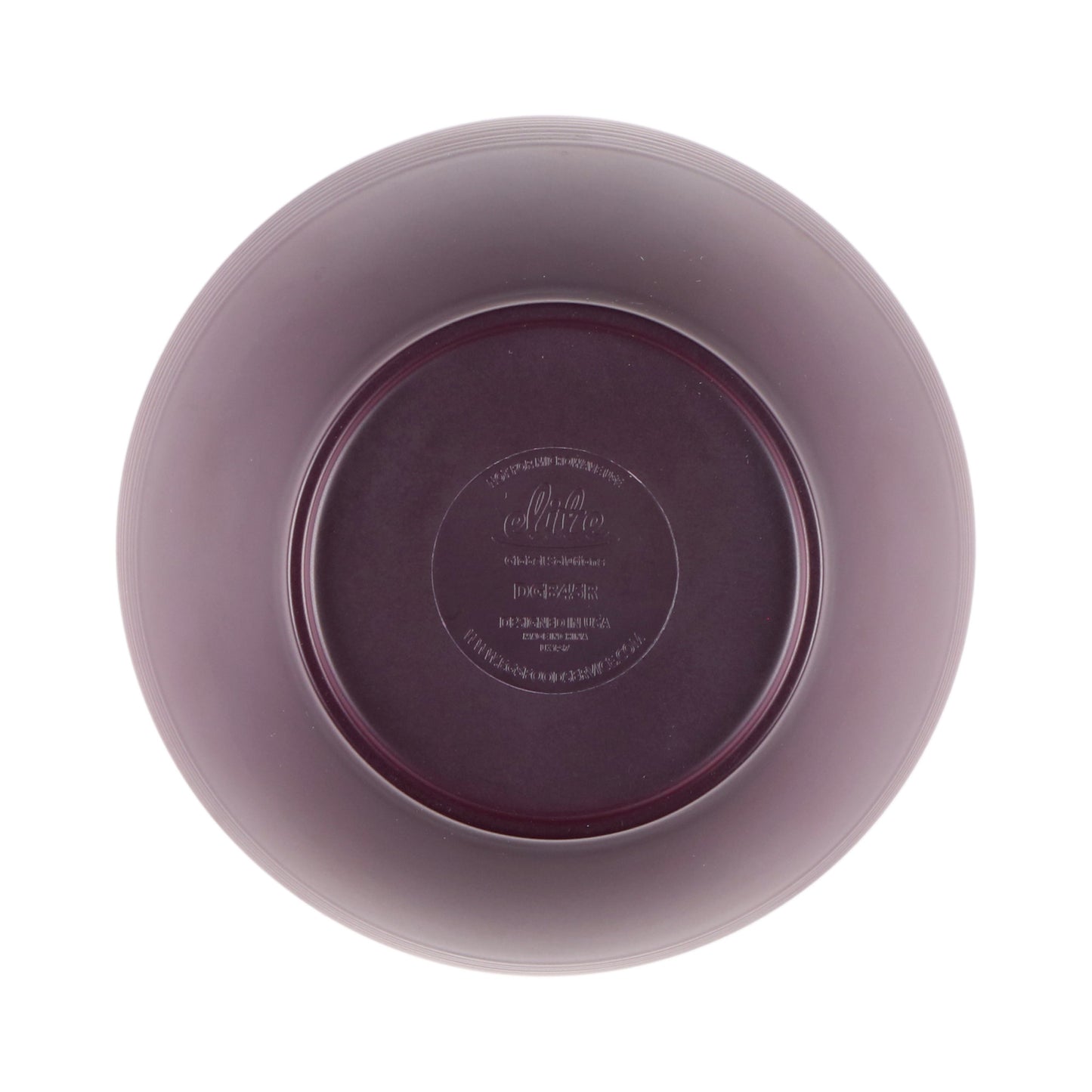 Melamine Round Bowl - Purple Glaze
