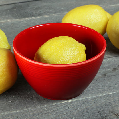 Melamine Round Bowl - Red Glaze
